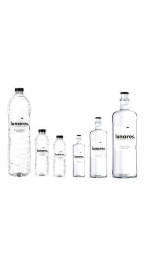 Agua Lunares con Gas de 50 cl Caja de 20 uds